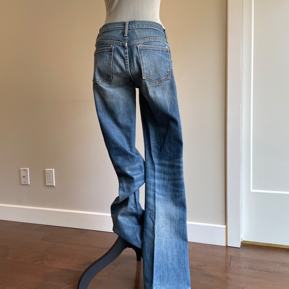 Boot Cut wide leg mid tone BR Jeans